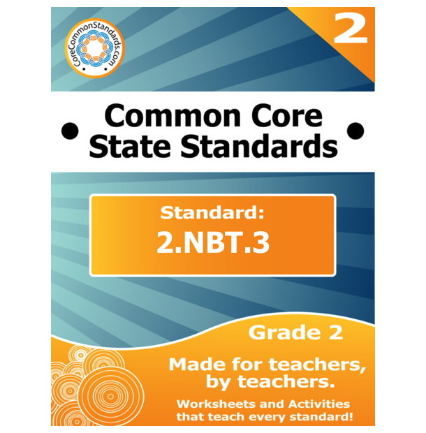 2 NBT 3 Second Grade Common Core Bundle Worksheets Activities 