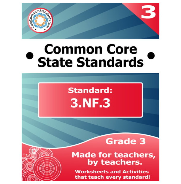 3 NF 3 Third Grade Common Core Bundle Worksheets Activities Assessments