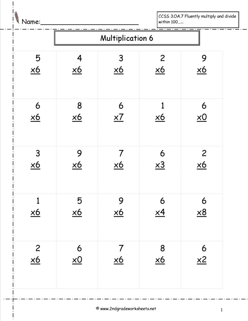 4 Free Math Worksheets Second Grade 2 Addition Add 3 Single Digit 