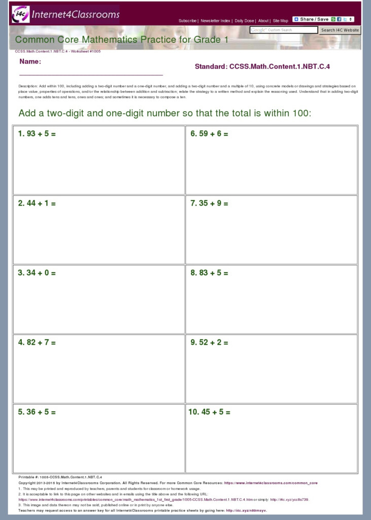  4 Nbt 4 Worksheets Free Download Goodimg co