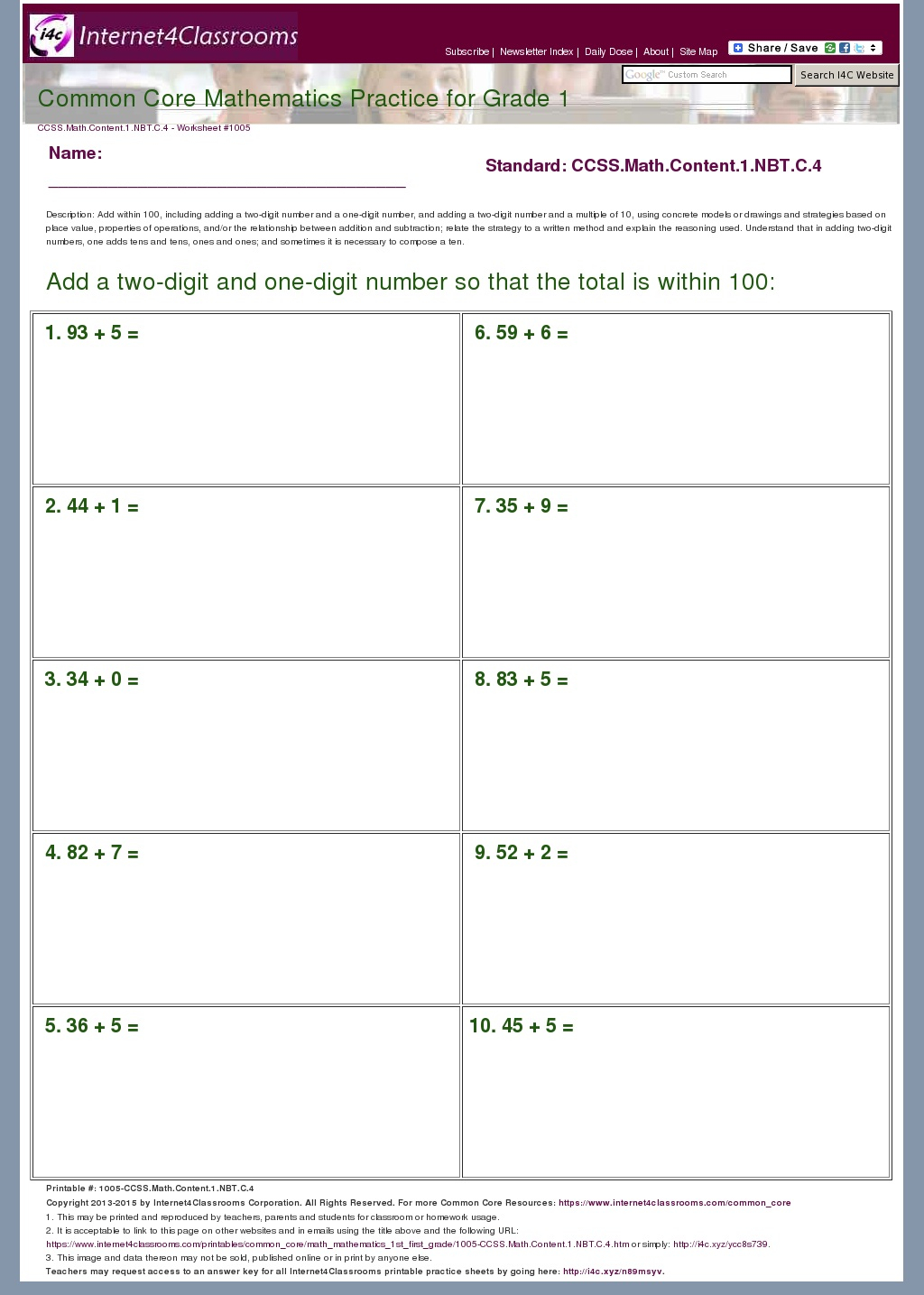 4 Nbt 4 Worksheets Free Download Goodimg co