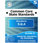 5 G 4 Fifth Grade Common Core Bundle Worksheets Activities Assessments