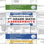 6th 7th 8th Grade Math Standards Based Assessments All Standards