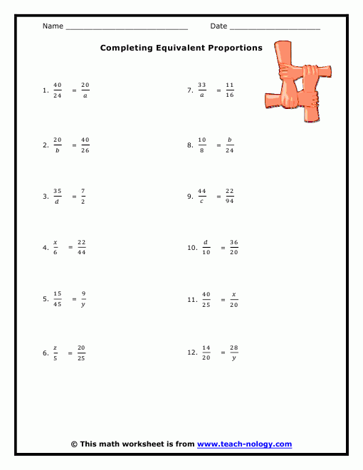 6th Grade Math Worksheets Ratios Worksheets Master