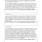 8th Grade Main Idea Worksheets