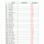 9Th Grade Algebra Worksheets Free Printable Free Printable