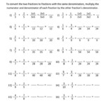 Adding Fractions Worksheets 5th Grade Fractions Worksheets Adding