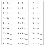 Addition Fluency Worksheets Dottie Garner s School Worksheets