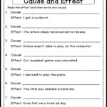 Cause And Effect Worksheets For 4Th Graders Worksheet24