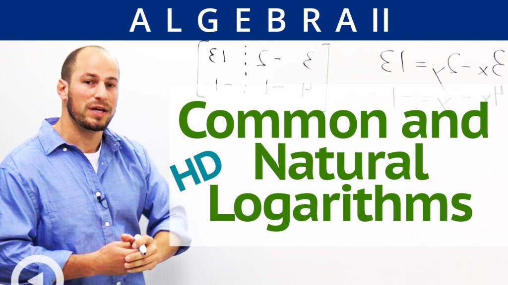 Common And Natural Logarithms HD YouTube