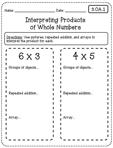 Common Core Sheets Multiplication Gerald Vanover s 3rd Grade Math