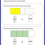 Common Core Worksheets Equivalent Fractions Kindergarten Worksheets