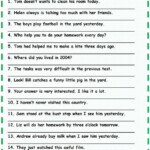 Correct The Mistakes English ESL Worksheets Learn English Words