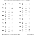 Denominators And Numerators Comparison Worksheets This Is A Good