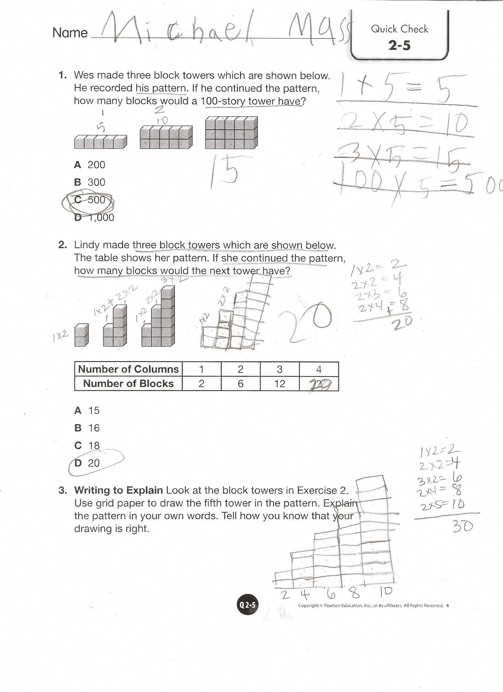 Envision Math Kindergarten Topic 1 Jean Harrison s Kindergarten 