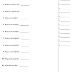 Finding Percent Worksheets