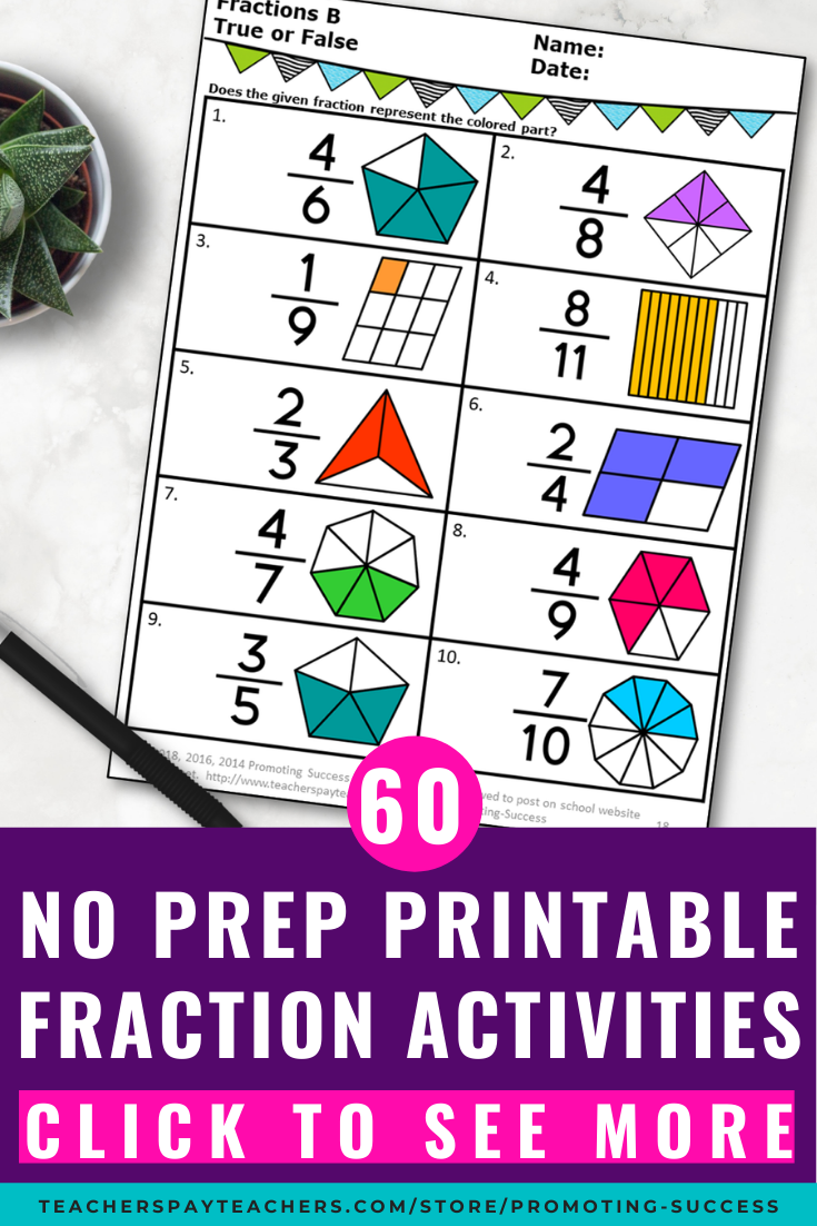 Fractions On A Number Line Worksheets Comparing Equivalent Word 