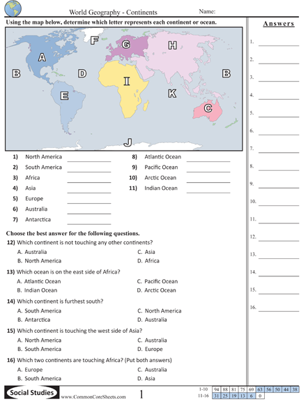 Geography Worksheets Geography Worksheets Social Studies Worksheets