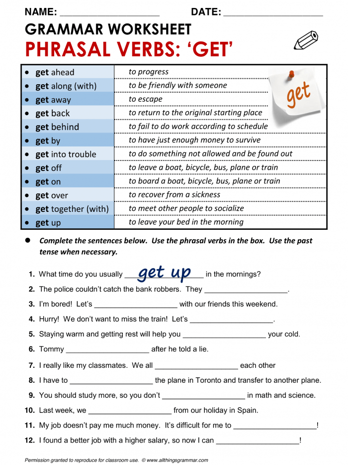 Get Into Grammar The Verb To Be Worksheets 99worksheets Commas In 