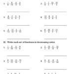 Grade 4 Math Worksheet Comparing Proper Fractions K5 Learning Adding