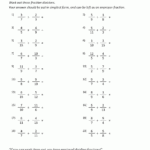 Grade 6 Multiplication And Division Of Fractions Worksheets Free
