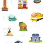 Homes Community Worksheet Free Printable PDF