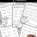 No Prep Common Denominator Practice Worksheets Students Solve A Math