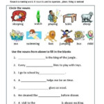 Nouns Exercises For First Grade Common Proper Worksheet Math 3rd Pdf