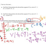 Partitioning A Line Segment Worksheet Answers Excelguider