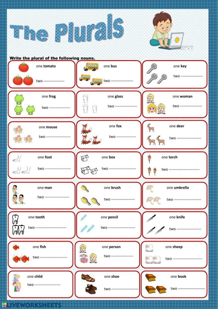 Plurals Interactive And Downloadable Worksheet You Can Do The 