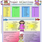 Proper Adjectives Worksheet Free ESL Printable Worksheets Made By