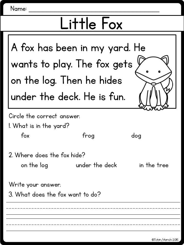 Reading Worksheets Beginning In 2020 With Images Reading Worksheets 