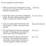 Simple Algebra Word Problems Worksheets Worksheets Master