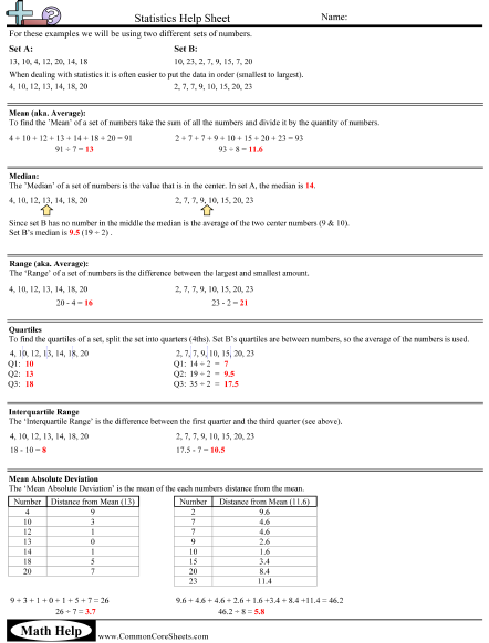 Statistics Exercise For Grade 8 Grade 8 Common Core Math Worksheets