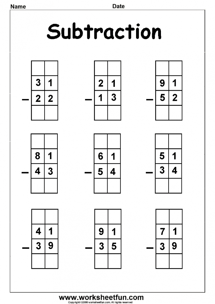 Subtraction With Regrouping Practice Worksheets 99worksheets Common 