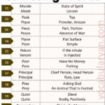 1000 Commonly Confused Words PDF Commonly Confused Words Worksheet PDF