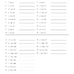 12 Factoring Out Monomials Worksheets Worksheeto