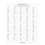 13 6th Grade Integers Worksheets Worksheeto