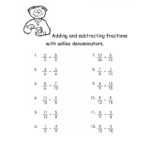 15 Adding Subtracting Multiplying Fractions Worksheet Worksheeto