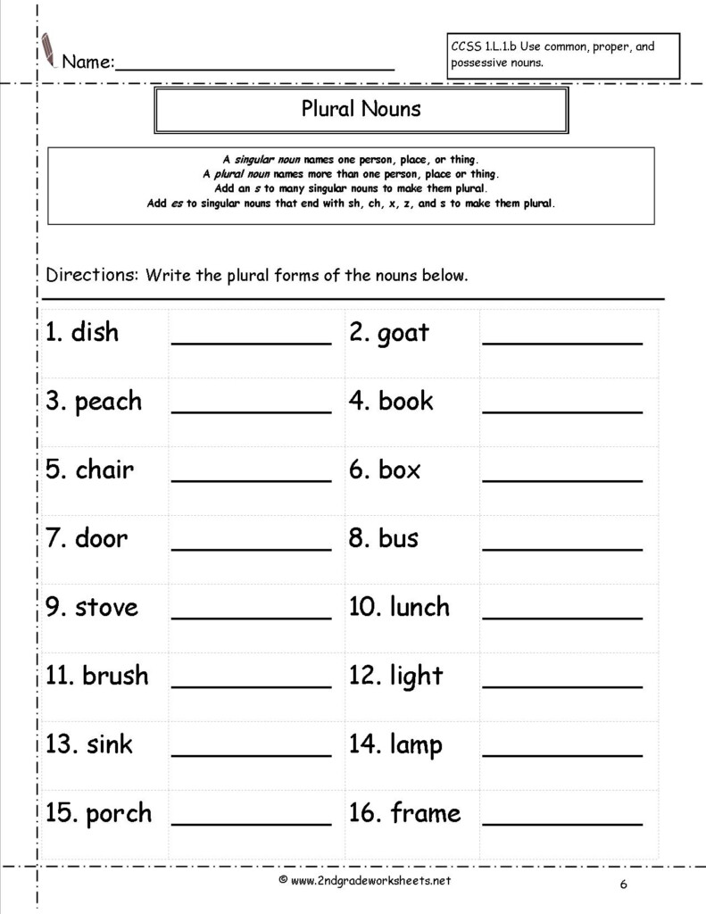 17 Nouns Verbs Adjectives Worksheets 1st Grade Worksheeto