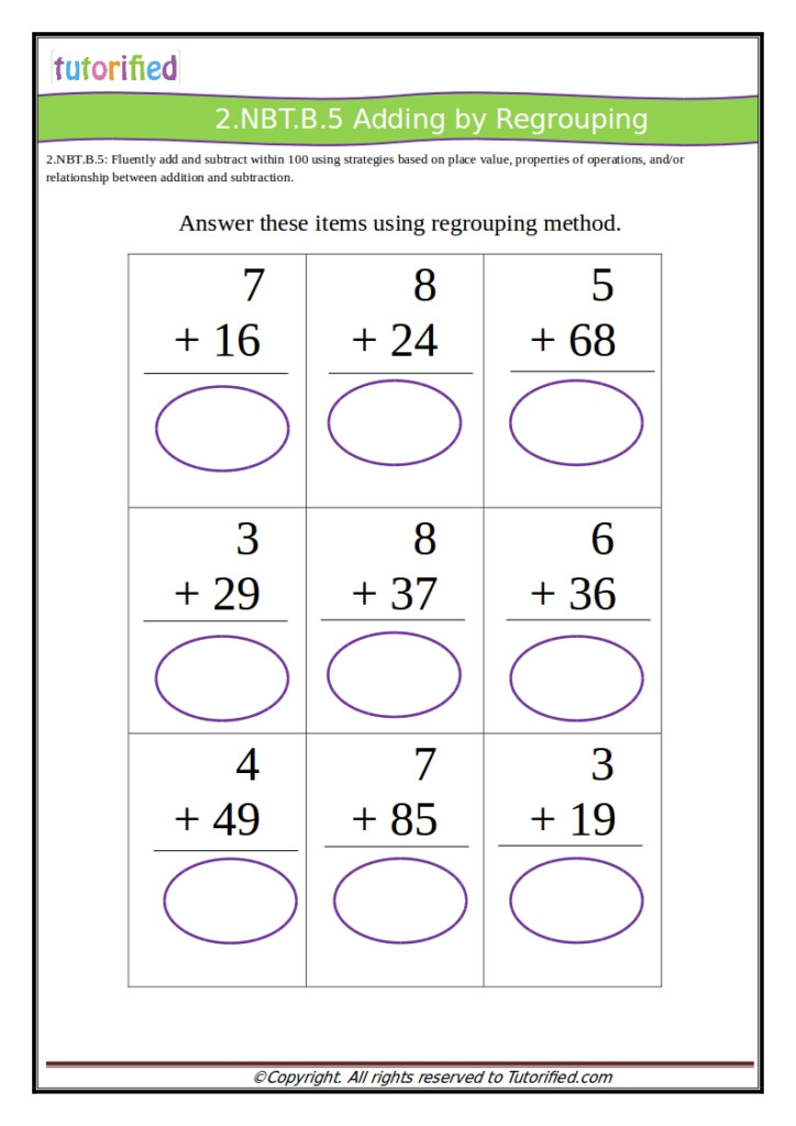 2 nbt 5 Worksheets