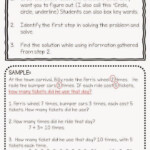 2 Step Math Word Problems 3rd Grade Worksheets Math Drills