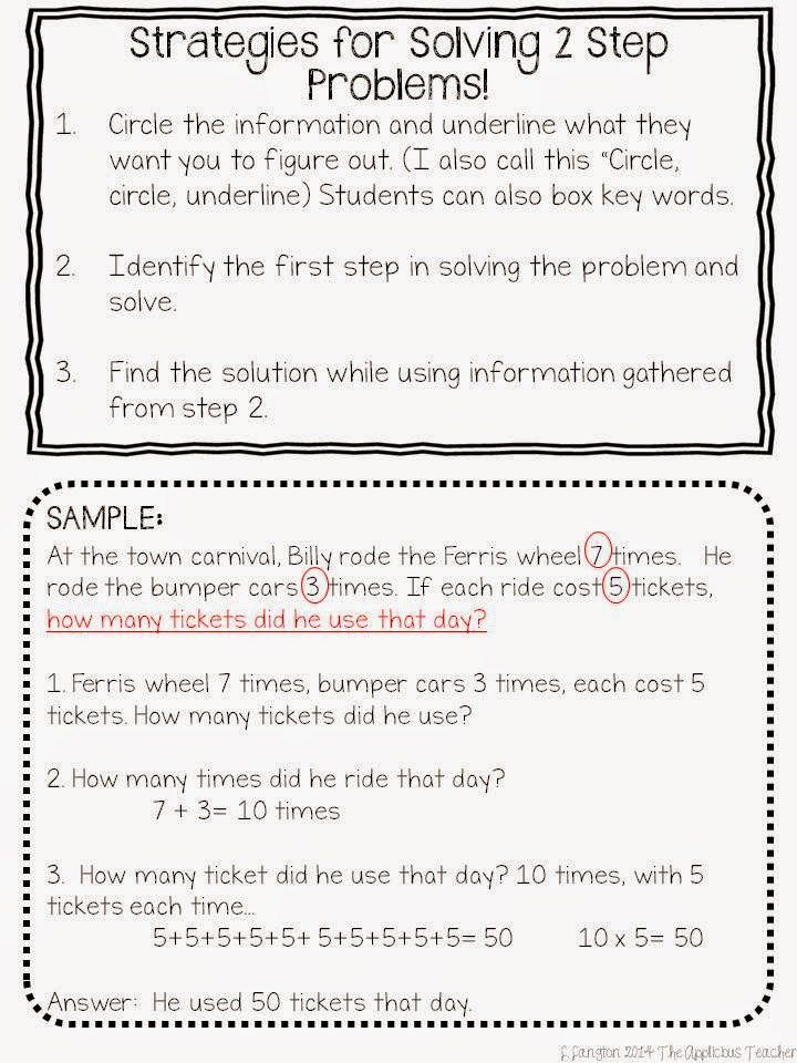 2 Step Math Word Problems 3rd Grade Worksheets Math Drills