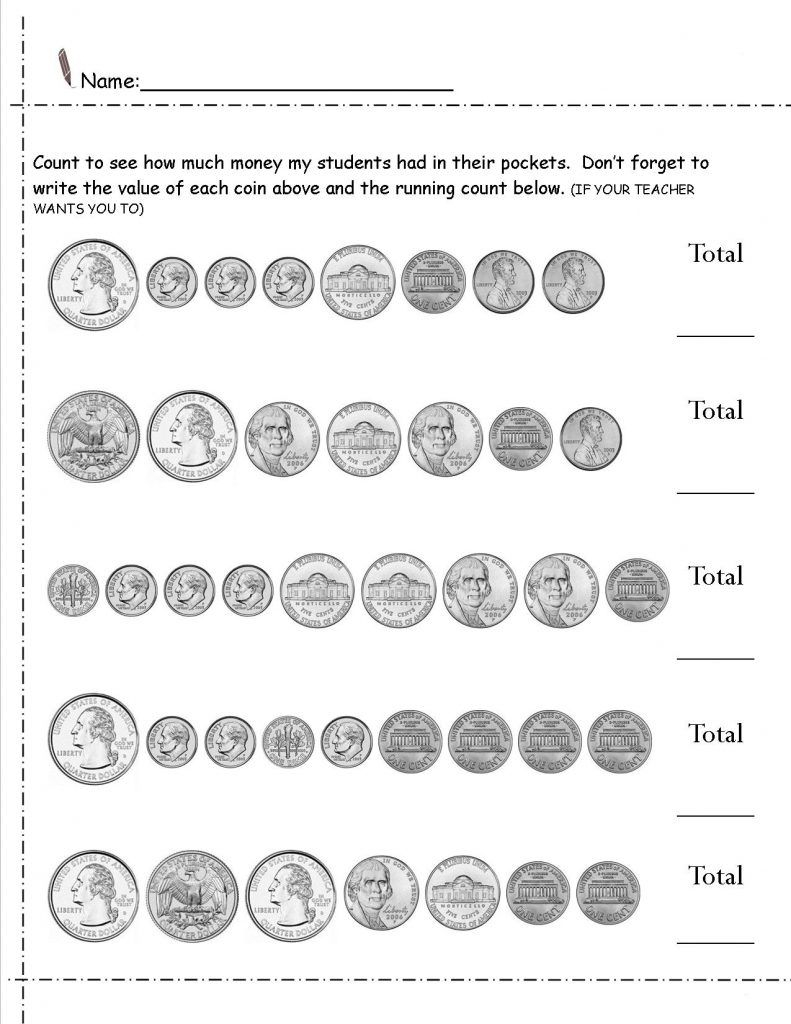 2nd Grade Money Worksheets Best Coloring Pages For Kids Money