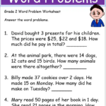 2nd Grade Multiplication Word Problem Worksheets K5 Learning