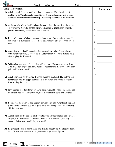 3 Oa 8 Worksheets Worksheets Key