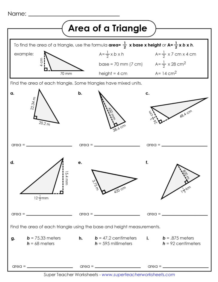 30 Area Of Parallelogram Worksheet Education Template Common Core 