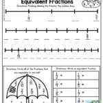 3Rd Grade Math Equivalent Fractions Worksheets Alphabet Worksheets