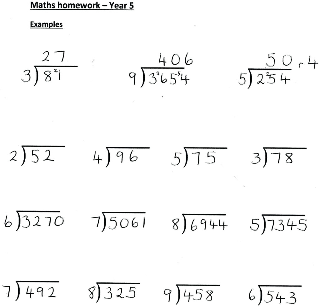 4 Worksheet Free Math Worksheets Fifth Grade 5 Multiplication Division 