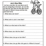 40 Scholastic 1st Grade Reading Comprehension Skills Worksheets 1st